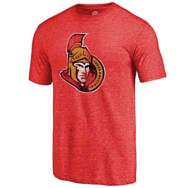 Men's Ottawa Senators Distressed Team Primary Logo Tri Blend T-Shirt Red FengYun,We sell and wholesale Men's Ottawa Senators Distressed Team Primary Logo Tri Blend T-Shirt Red FengYun on line form chian!